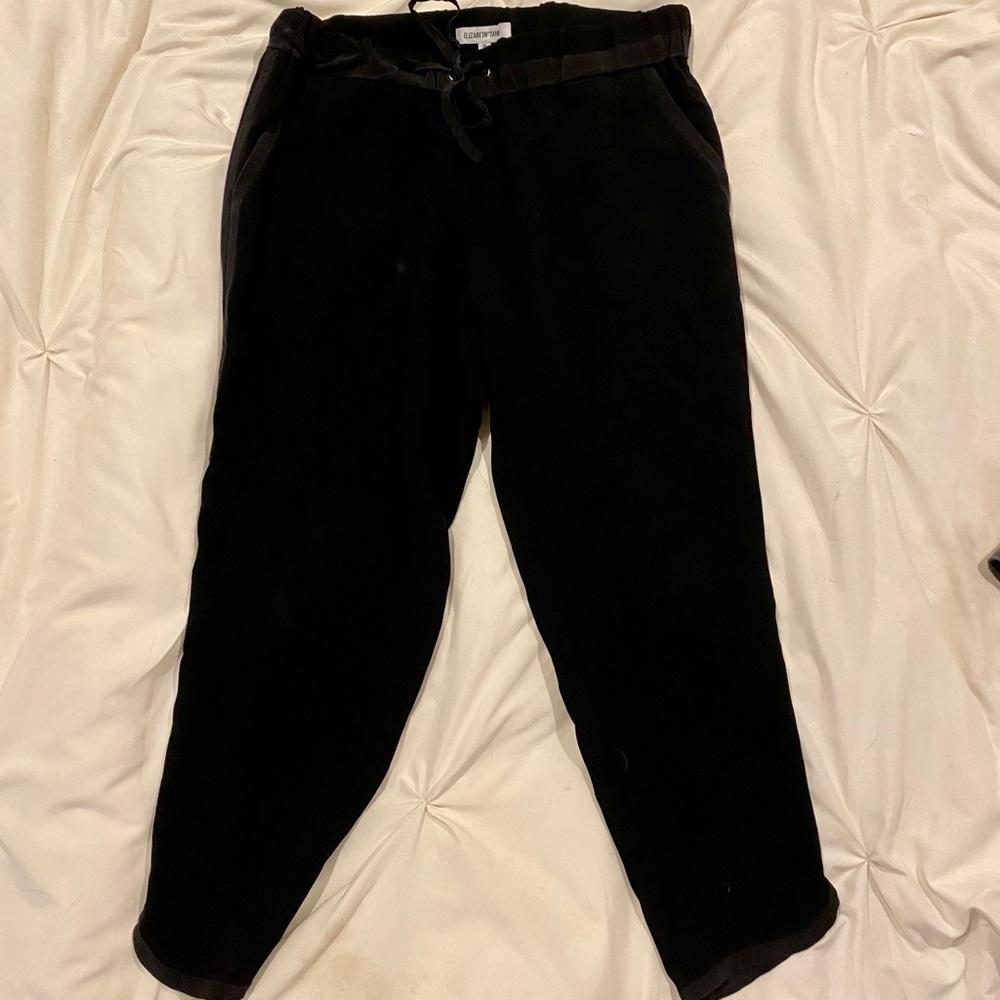 Elizabeth & James Black Joggers